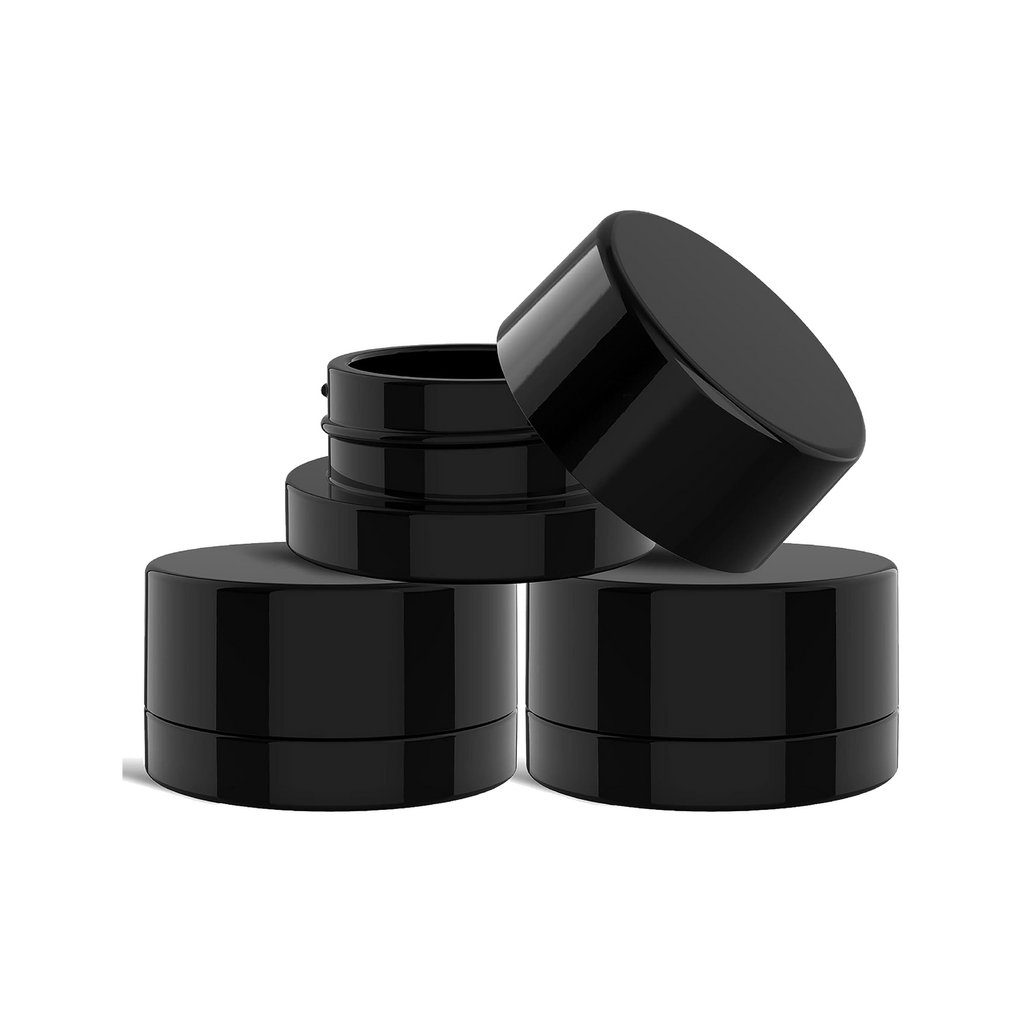Round Concentrate Glass Jars 9ml - Inkfinity Printz